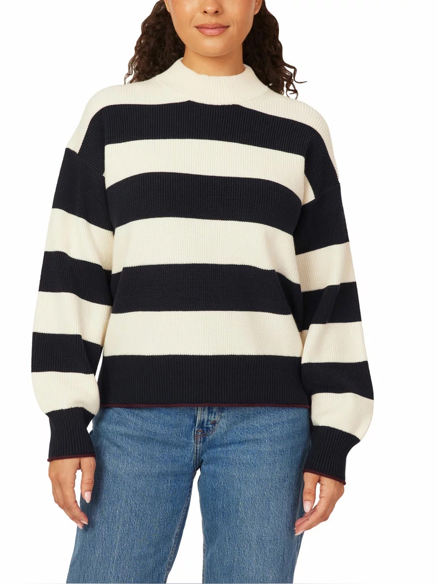Scotch & Soda Striped Crewneck Sweater